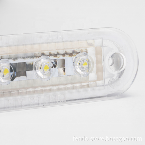 4LED Amber Clearance Light - LED Side Marker Lights for Trucks and Trailers (0.4W)